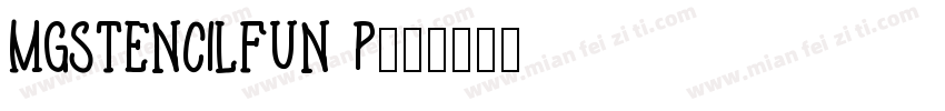 MgStencilFun P字体转换